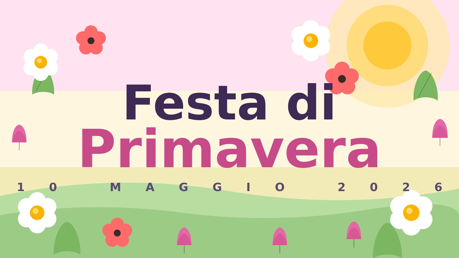 Cover Festa di Primavera con fiori